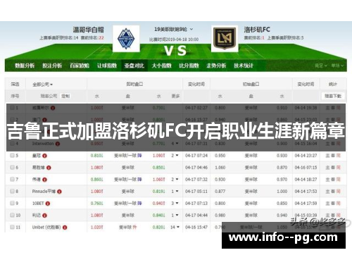 吉鲁正式加盟洛杉矶FC开启职业生涯新篇章